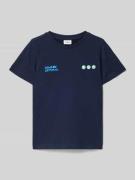 s.Oliver RED LABEL Regular Fit T-Shirt aus reiner Baumwolle in Marine,...