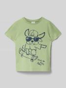 s.Oliver RED LABEL Regular Fit T-Shirt aus reiner Baumwolle in Schilf,...