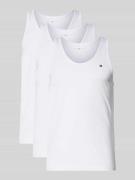 Tommy Hilfiger Tank Top aus reiner Baumwolle im 3er-Pack in Weiss, Grö...