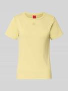 HUGO Regular Fit T-Shirt aus Baumwoll-Mix Modell 'DELORIS' in Hellgrue...