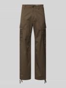 G-Star Raw Loose Fit Cargohose aus Baumwoll-Mix in Oliv, Größe 25