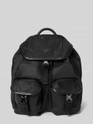 Emporio Armani Rucksack mit Label-Applikation in Black, Größe 1