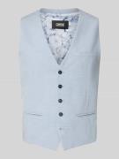 CINQUE Weste mit Paspeltaschen Modell 'Vitra' in Hellblau, Größe 102