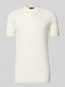Strellson Regular Fit Poloshirt aus reiner Baumwolle in Offwhite, Größ...