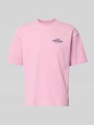 PROHIBITED Regular Fit T-Shirt aus reiner Baumwolle Modell 'IN A RUSH'...