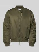 Wood Wood Bomberjacke mit Zweiwege-Reißverschluss Modell 'Poul' in Kha...