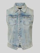 G-Star Raw Slim Fit Jeansweste im Used-Look in Jeansblau, Größe L