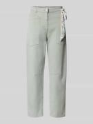 Cambio Relaxed Fit Jeans aus Lyocell-Mix in Hellgruen, Größe 32