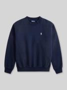 Polo Ralph Lauren Oversized Sweatshirt aus Baumwoll-Mix in Blau, Größe...
