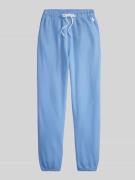 Polo Ralph Lauren Relaxed Fit Sweatpants aus reiner Baumwolle in Hellb...