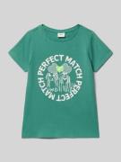 s.Oliver RED LABEL Regular Fit T-Shirt aus reiner Baumwolle in Gruen, ...