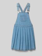 s.Oliver RED LABEL Ausgestelltes Jeanskleid aus reiner Baumwolle in Bl...