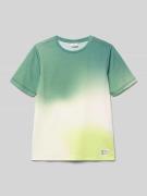 s.Oliver RED LABEL Regular Fit T-Shirt mit Baumwoll-Anteil in Gruen, G...