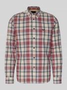 PME Legend Regular Fit Freizeithemd mit Kentkragen und Label-Stitching...