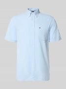 Tommy Hilfiger Regular Fit Freizeithemd aus reiner Baumwolle in Hellbl...