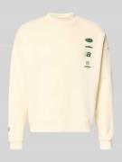 ANOTHER COTTON LAB Regular Fit Sweatshirt mit Logo-Print in Offwhite, ...