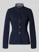 WHITE LABEL Slim Fit Blazer mit Stehkragen in Marine, Größe 34
