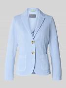 WHITE LABEL Regular Fit Blazer mit Reverskragen in Hellblau, Größe 38