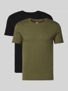 Tommy Jeans Slim Fit T-Shirt aus reiner Baumwolle im 2er-Pack in Black...