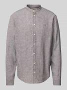 Casual Friday Slim Fit Freizeithemd aus Leinen Modell 'Anton' in Dunke...