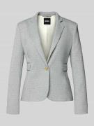 BOSS Shaped Fit Blazer mit Allover-Muster Modell 'JIA13A' in Hellgrau,...