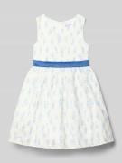 Happy Girls Kleid mit floralem Allover-Print in Blau, Größe 104