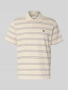 Calvin Klein Jeans Regular Fit Poloshirt mit Logo-Stitching in Beige, ...