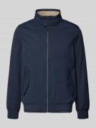 Tom Tailor Regular Fit Blouson mit Stehkragen in Marine, Größe L