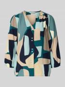 Tom Tailor Regular Fit Langarmbluse aus reiner Viskose in Petrol, Größ...