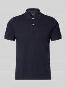 Geox Slim Fit Poloshirt mit Logo-Stitching in Marine, Größe L