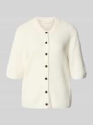 MSCH Copenhagen Strickjacke mit Woll-Anteil Modell 'Jinie Hope' in Off...