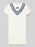 Polo Ralph Lauren Teens Knielanges Strickkleid aus reiner Baumwolle in...