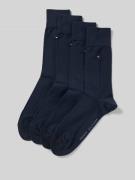 Tommy Hilfiger Socken aus Baumwoll-Mix im 4er-Pack in Marine, Größe 39...