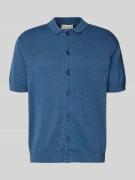 Casual Friday Freizeithemd mit 1/2-Arm Modell 'BELLS' in Rauchblau Mel...