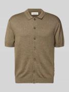 Casual Friday Freizeithemd mit 1/2-Arm Modell 'BELLS' in Schoko Melang...