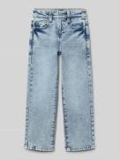 s.Oliver RED LABEL Regular Fit Baggy Jeans aus Baumwoll-Mix in Blau, G...