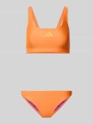 adidas Sportswear Bikini Set mit Logo-Detail in Orange, Größe 36
