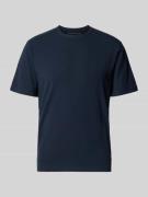 Tom Tailor Denim Regular Fit T-Shirt aus Baumwoll-Modal-Mix in Marine,...