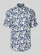 Christian Berg Men Regular Fit Freizeithemd aus Leinen mit Button-Down...