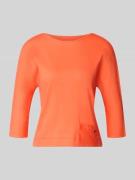Marc Cain T-Shirt mit 3/4-Arm in Koralle, Größe 34