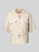 Christian Berg Woman Selection Hemdbluse aus Leinen-Viskose-Mix in San...