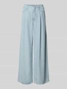 MAC Wide Leg Jeans im 5-Pocket-Design Modell 'Naila' in Hellblau, Größ...