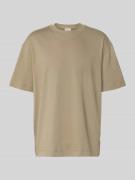 Les Deux T-Shirt mit Rundhalsausschnitt Modell 'Carl' in Schlamm, Größ...