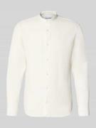 Jack & Jones Freizeithemd mit Leinen-Anteil Modell 'BREEZE' in Weiss, ...