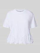 Rich & Royal T-Shirt mit Rundhalsausschnitt in Weiss, Größe L