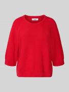 Marc O'Polo Denim Relaxed Fit Pullover aus reiner Baumwolle in Rot, Gr...