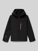 Killtec Regular Fit Jacke mit Napoleontasche in Black, Größe 140