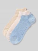 Tommy Hilfiger Sneaker-Socken aus Baumwoll-Mix im 3er-Pack in Hellblau...