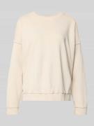 Smith and Soul Oversized Fit Sweatshirt mit Zier-Bordüren in Sand, Grö...