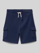 Blue Seven Straight Fit Shorts mit Cargo-Taschen in Marine, Größe 104